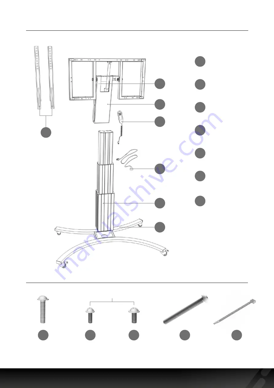 Clear Touch CTI-STAND-CONM-V3 Assembly Instruction Download Page 2