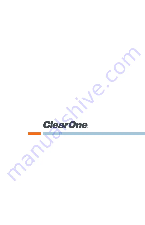 ClearOne 910-001-013-W Скачать руководство пользователя страница 21