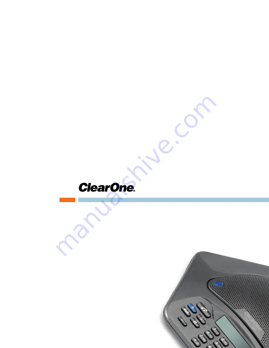 ClearOne MAXAttach IP Скачать руководство пользователя страница 1