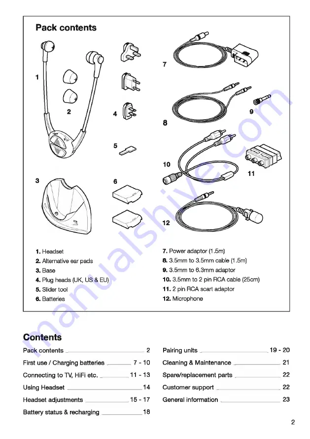 ClearSound CL7300 Скачать руководство пользователя страница 4