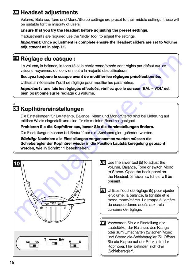 ClearSound CL7300 Instructions Manual Download Page 17