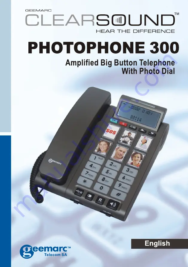 ClearSound Photophone 300 Скачать руководство пользователя страница 1