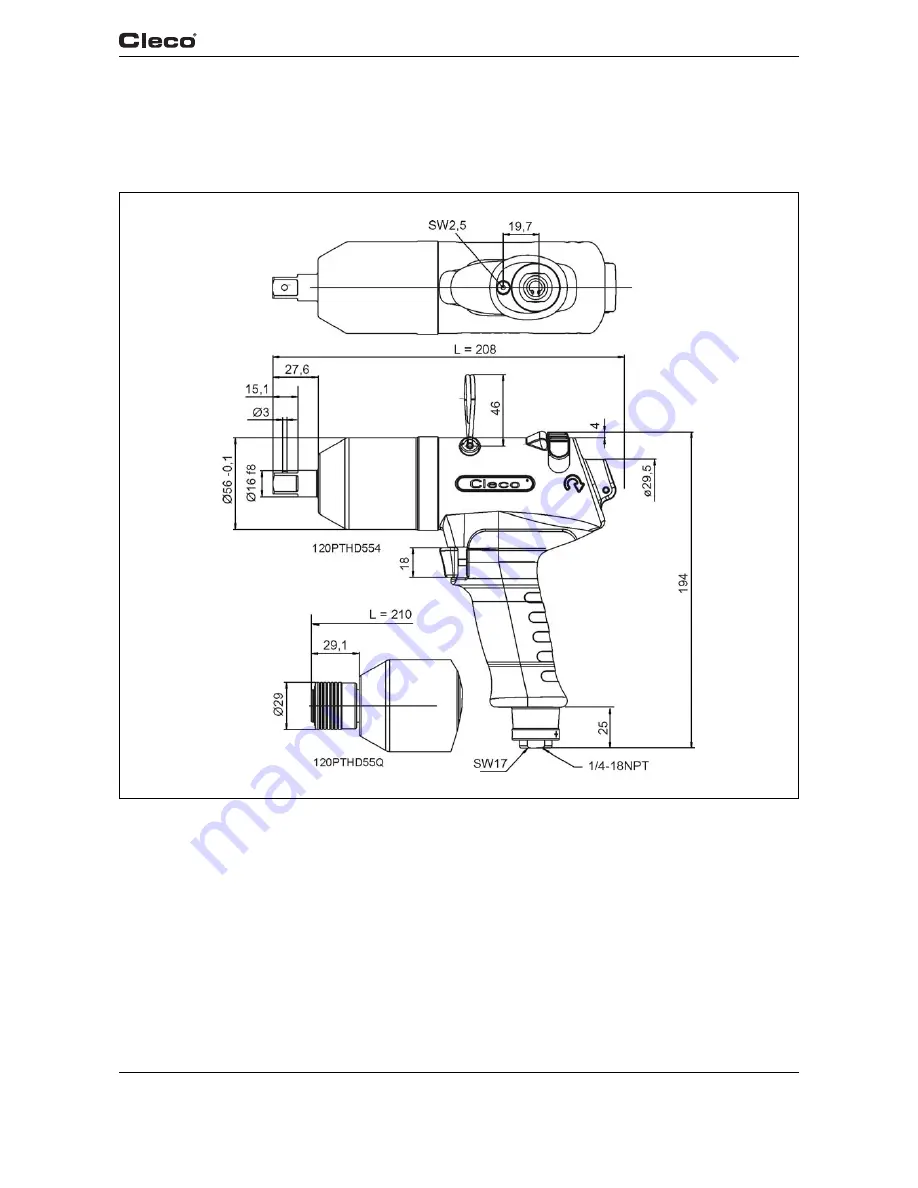 Cleco 110PTHD55Q Instruction Manual Download Page 35