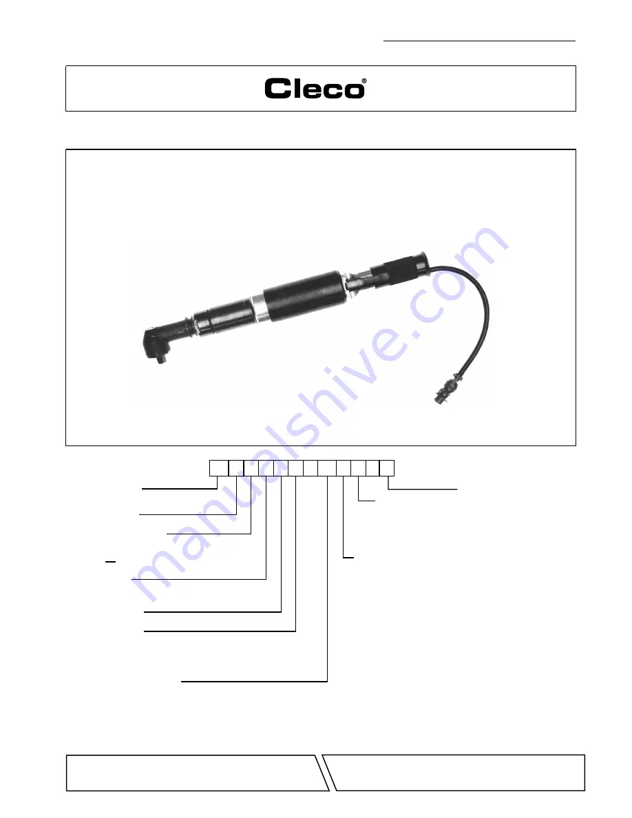 Cleco 55NJLT Operation & Service Manual Download Page 1