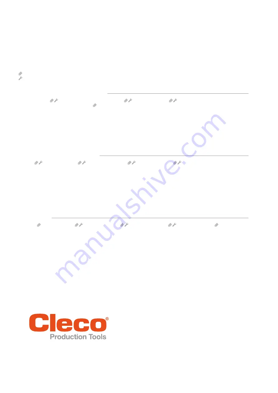 Cleco LiveWire 943610PT Скачать руководство пользователя страница 22