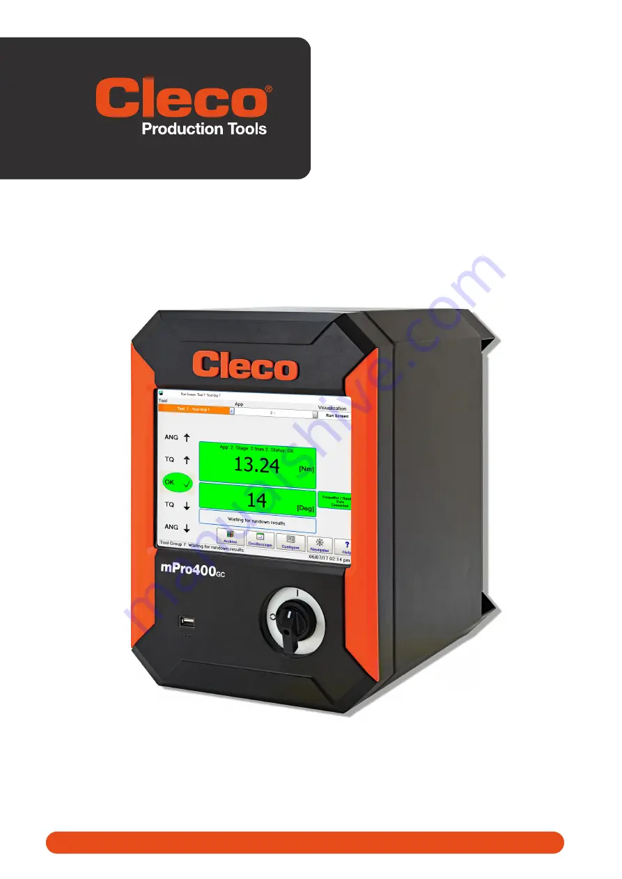 Cleco mPro400GCD-M Скачать руководство пользователя страница 1