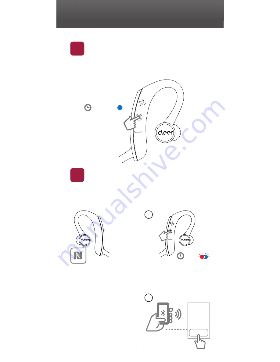 cleer EDGE PULSE Quick Start Manual Download Page 3