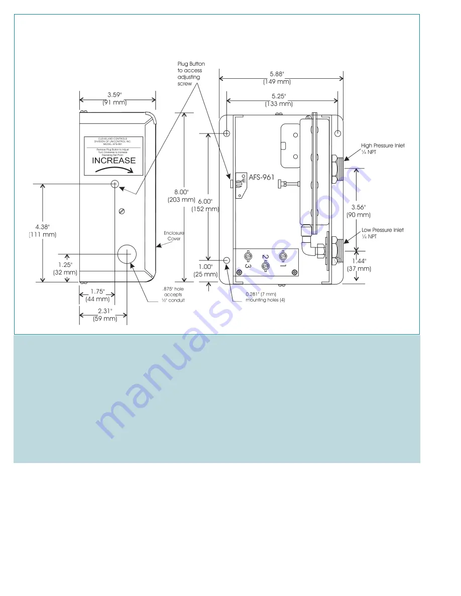 Cleveland Controls AFS-961 Скачать руководство пользователя страница 4