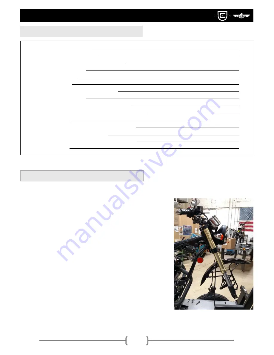 Cleveland CycleWerks Misfit 250 Gen II Service Manual Download Page 91