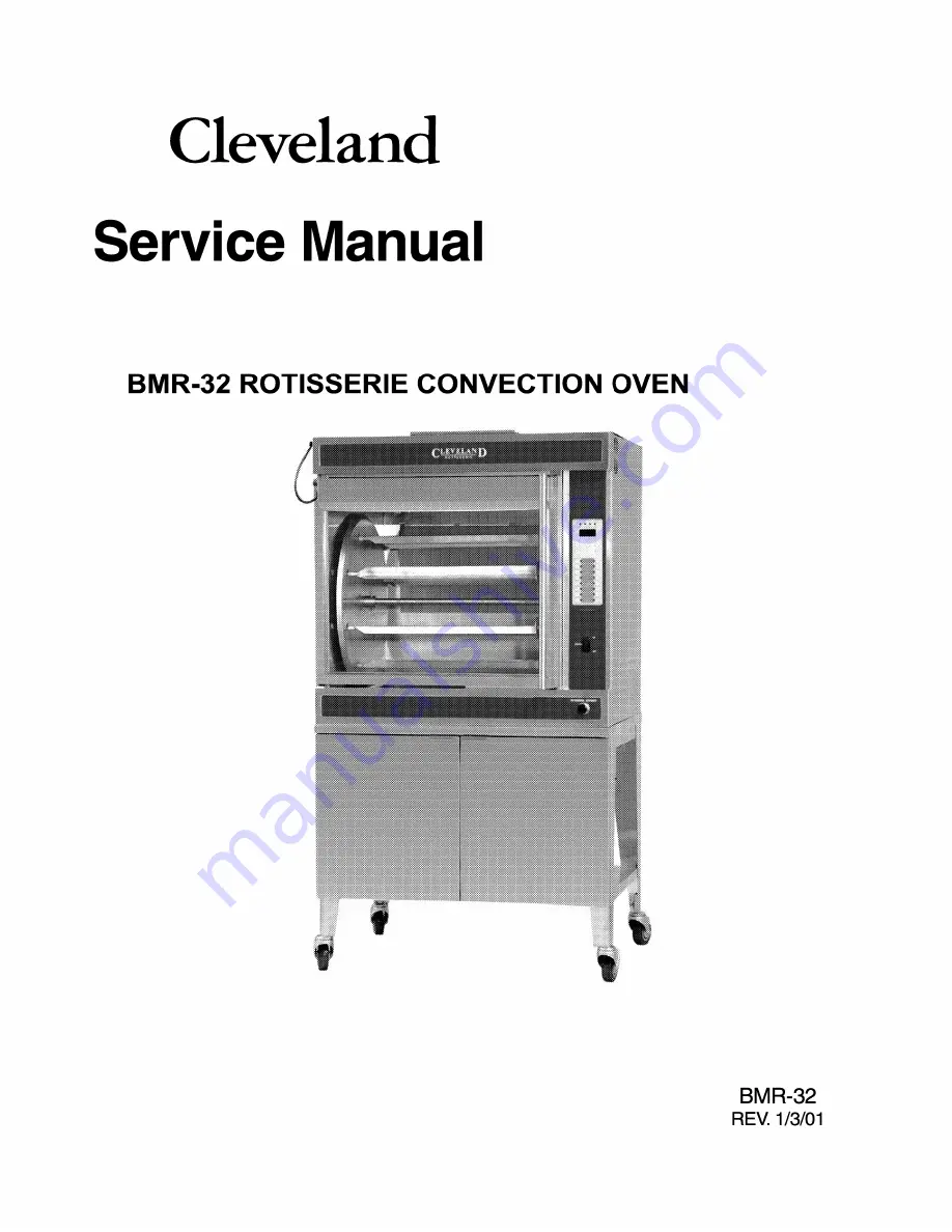 Cleveland BMR-32 User Manual Download Page 1