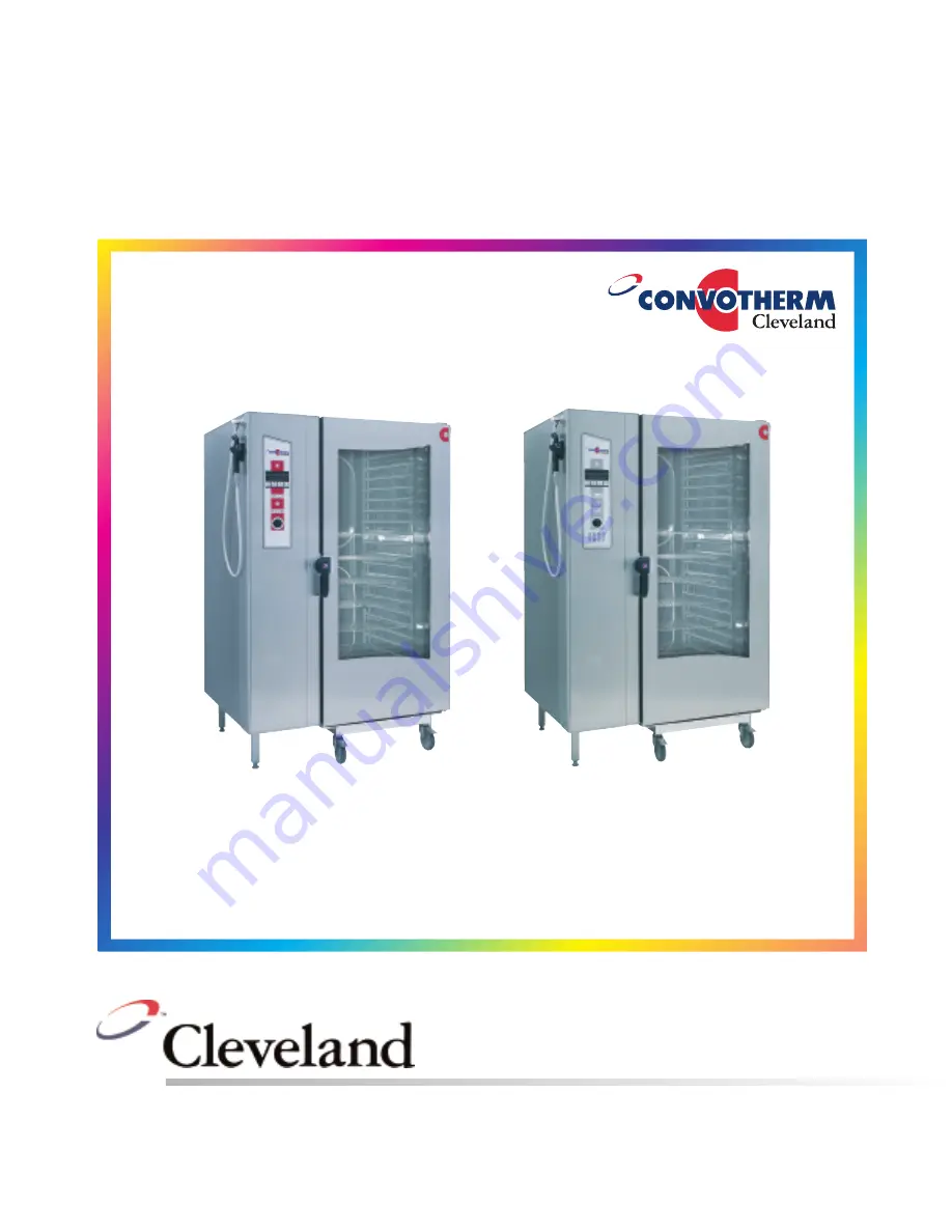 Cleveland Convotherm Combination Oven-Steamer Gas 20.20 Скачать руководство пользователя страница 1