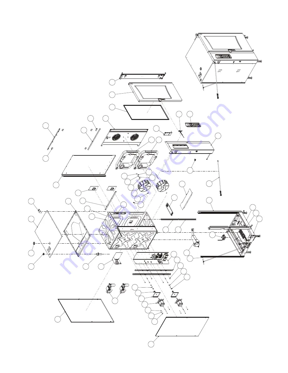 Cleveland Convotherm Combination Oven-Steamer Gas 20.20 Service And Parts Manual Download Page 28