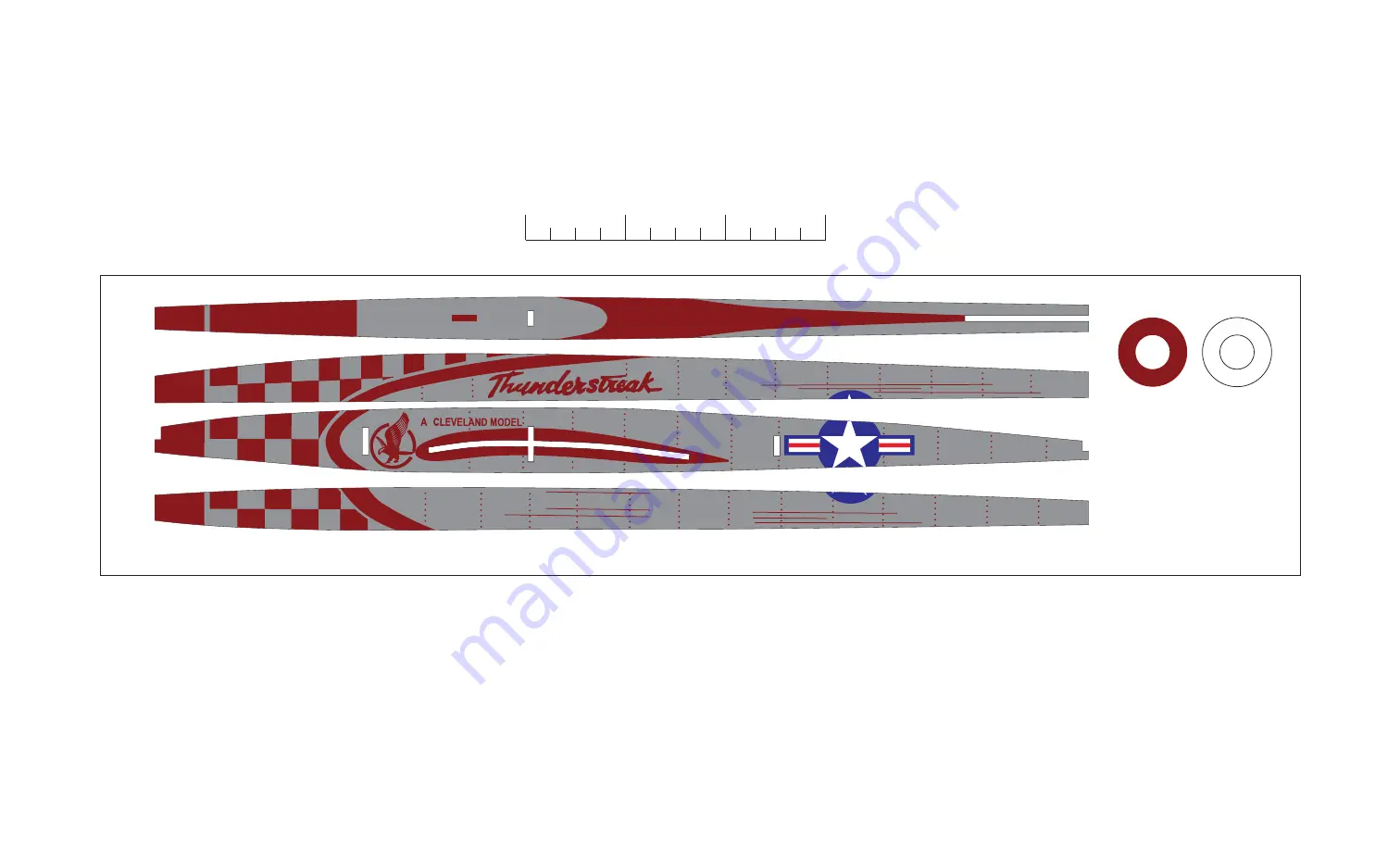 Cleveland E-Zee Thunderstreak F-84F Скачать руководство пользователя страница 1