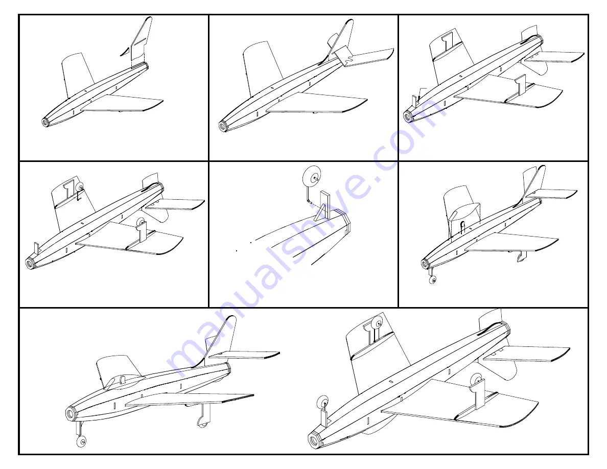 Cleveland E-Zee Thunderstreak F-84F Manual Download Page 11