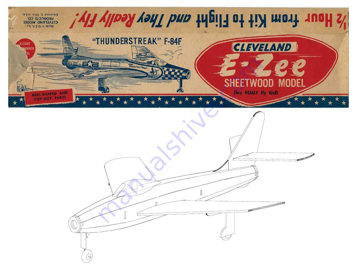 Cleveland E-Zee Thunderstreak F-84F Скачать руководство пользователя страница 12