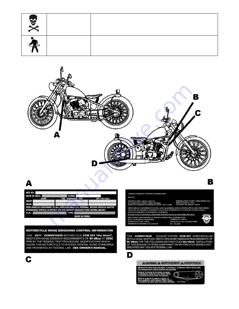 Cleveland HEIST 125CC Скачать руководство пользователя страница 6