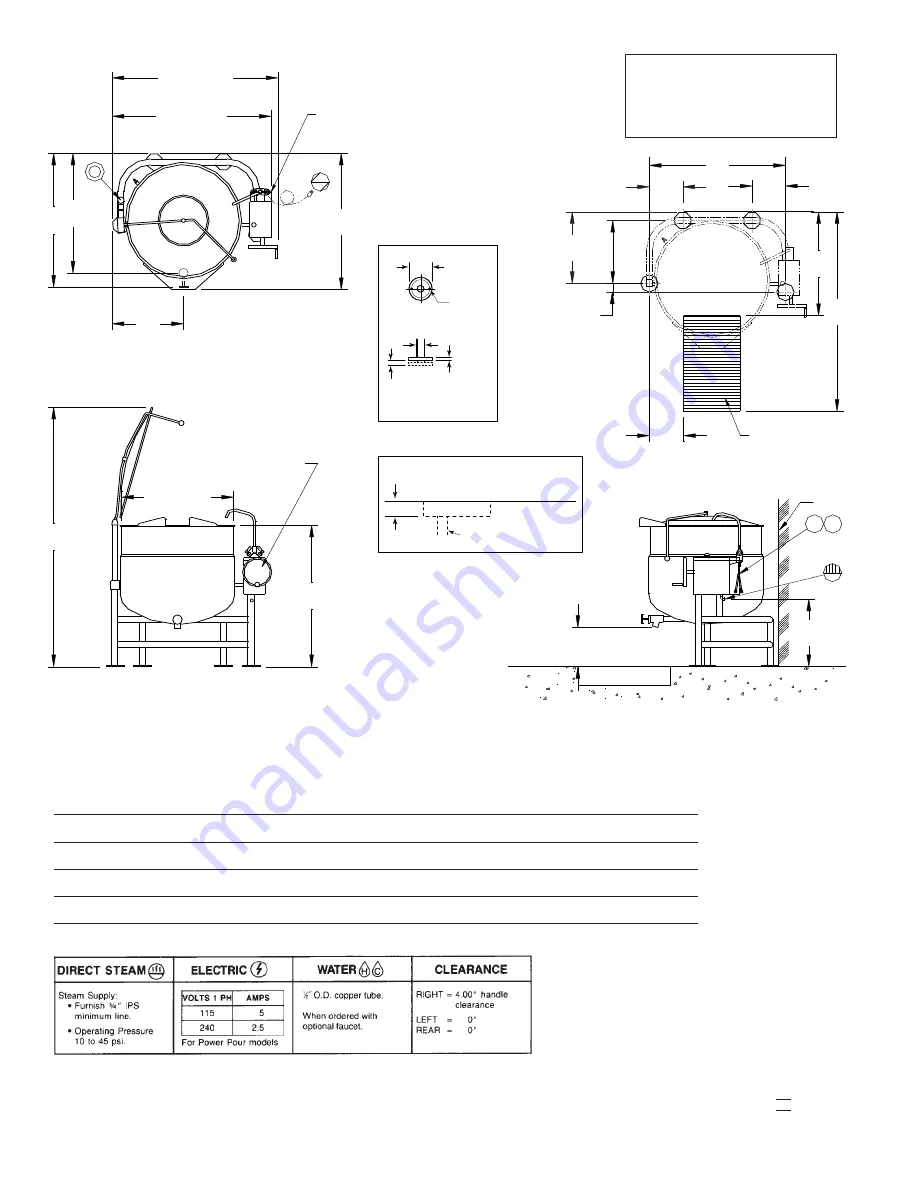 Cleveland KDL-100-T Specification Sheet Download Page 2