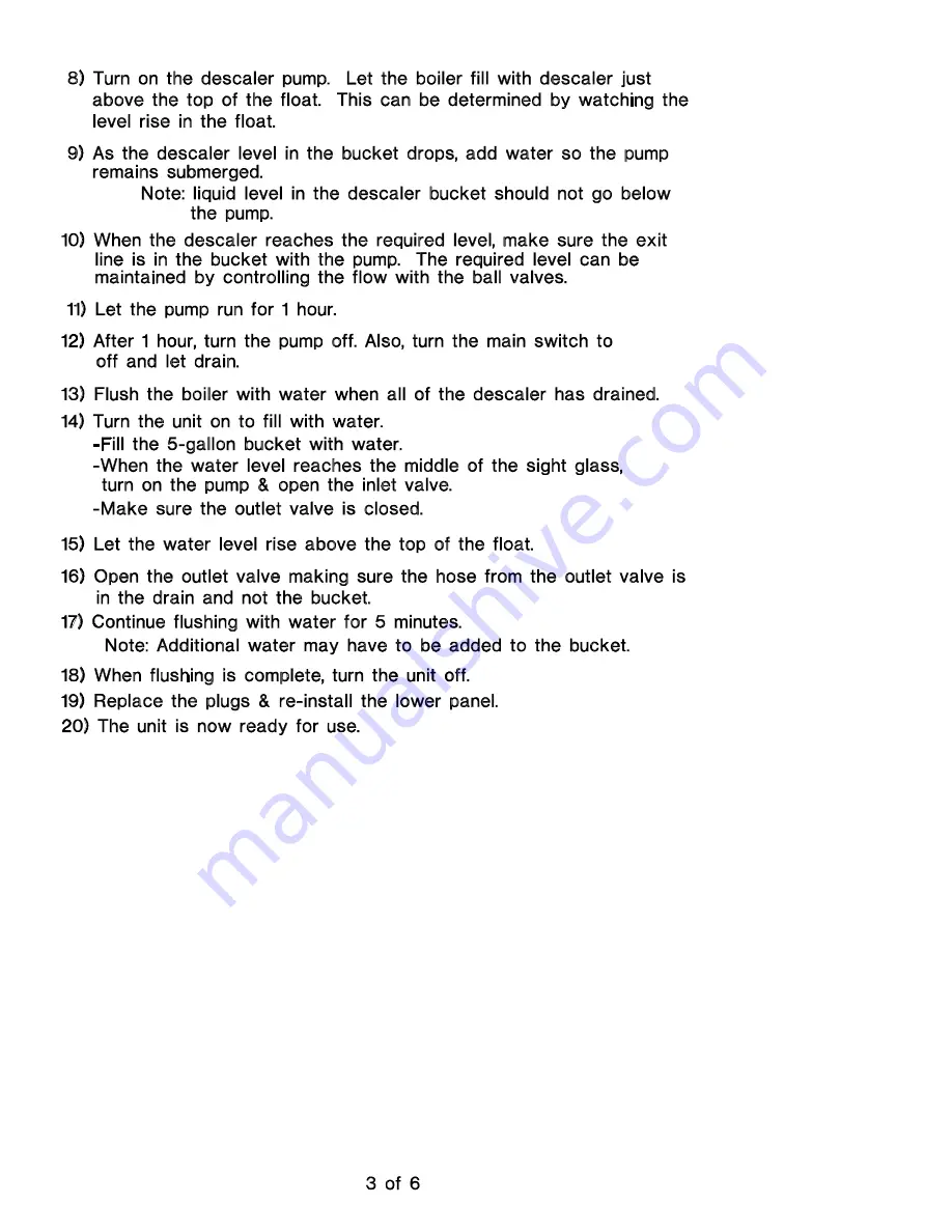 Cleveland SteamCraft Power 10 Manual Download Page 20