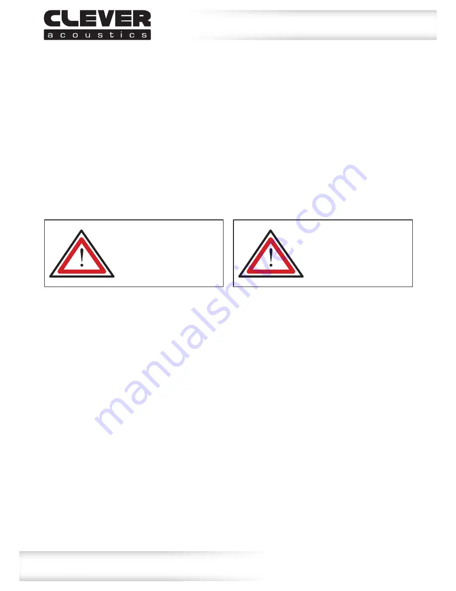 Clever Acoustics ACT 35 User Manual Download Page 2