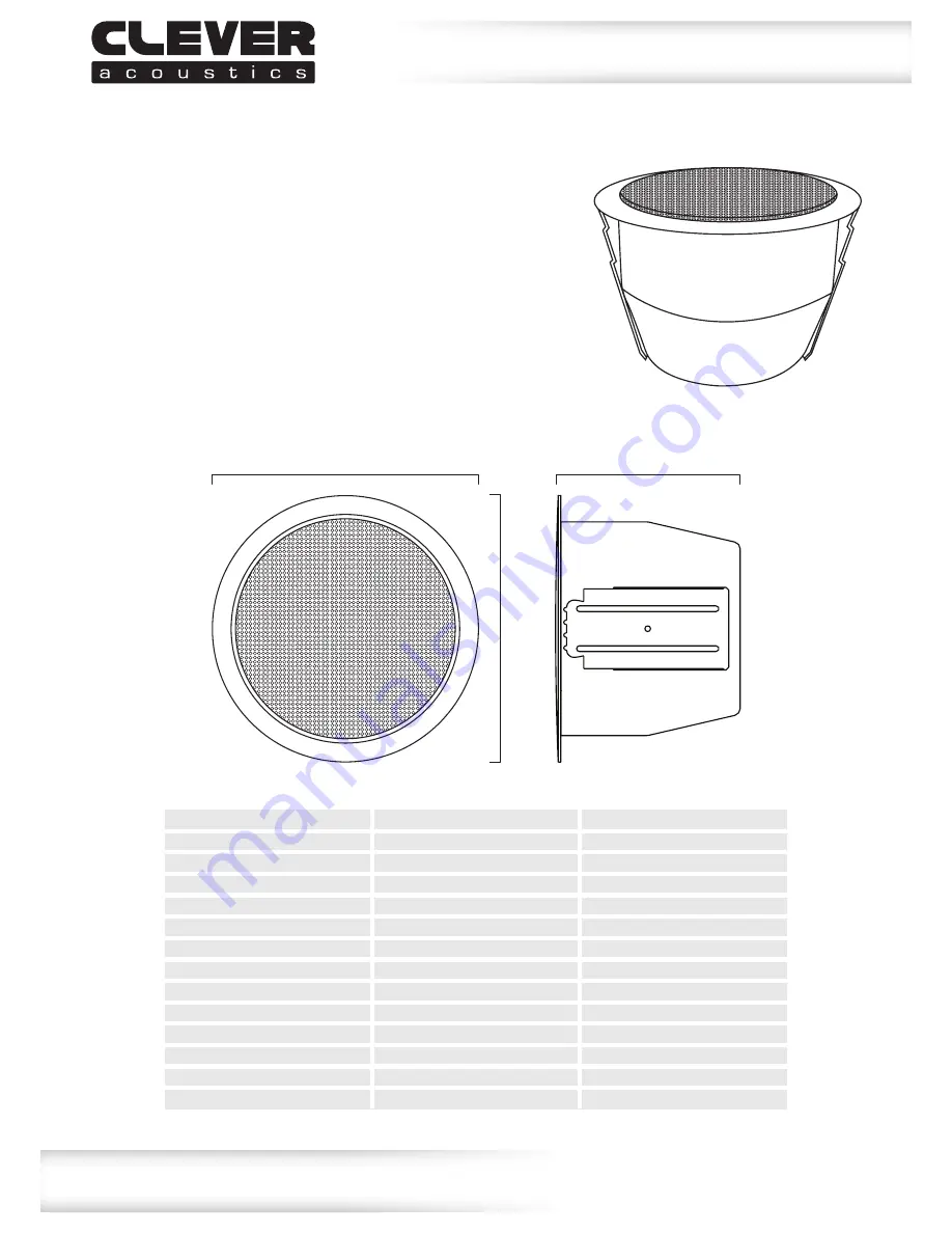 Clever Acoustics CS 66F User Manual Download Page 3