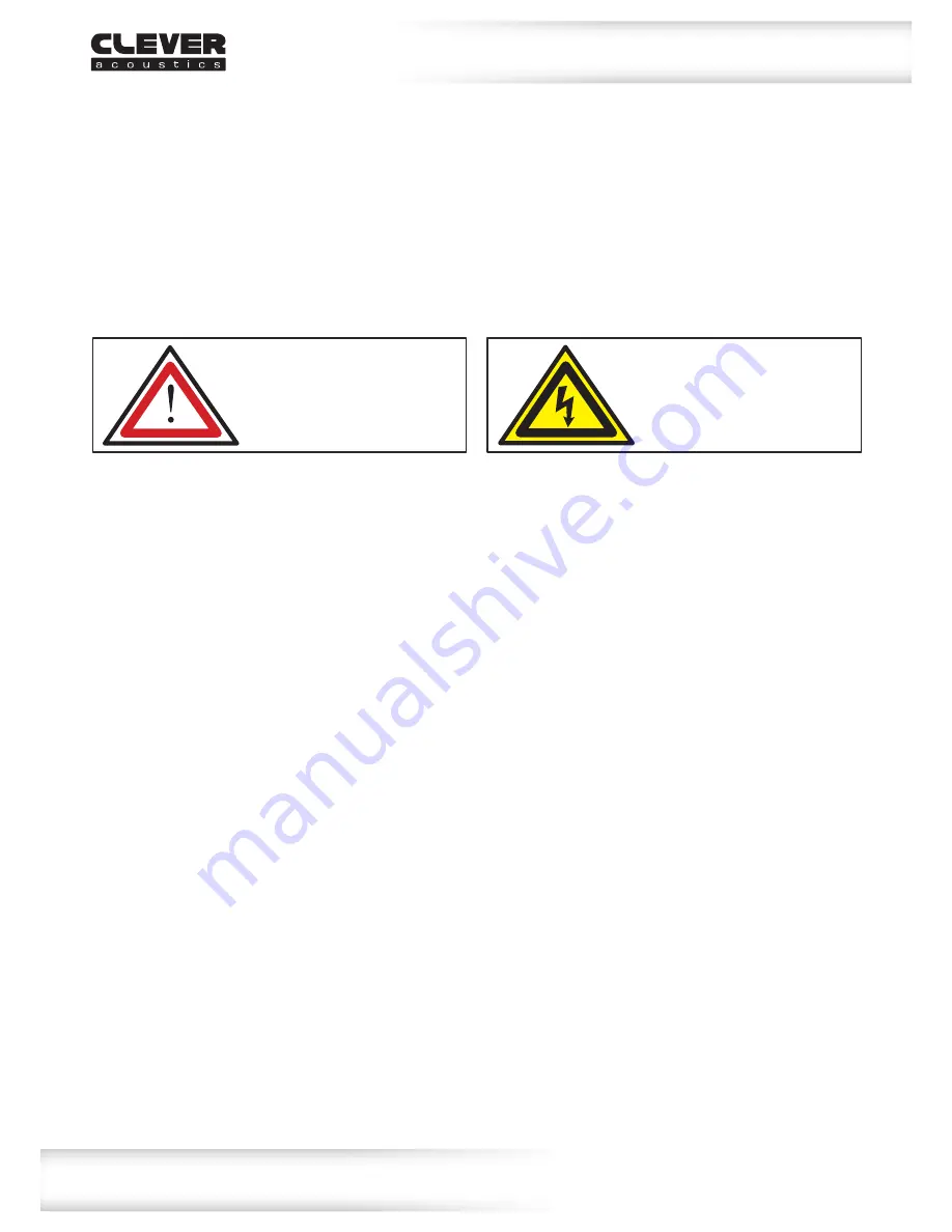 Clever Acoustics MA 135 User Manual Download Page 2