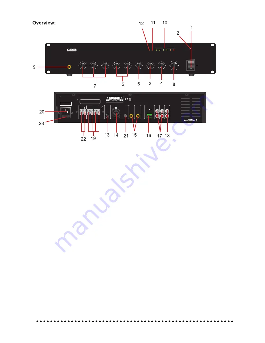 Clever Acoustics MA 2120 User Manual Download Page 6