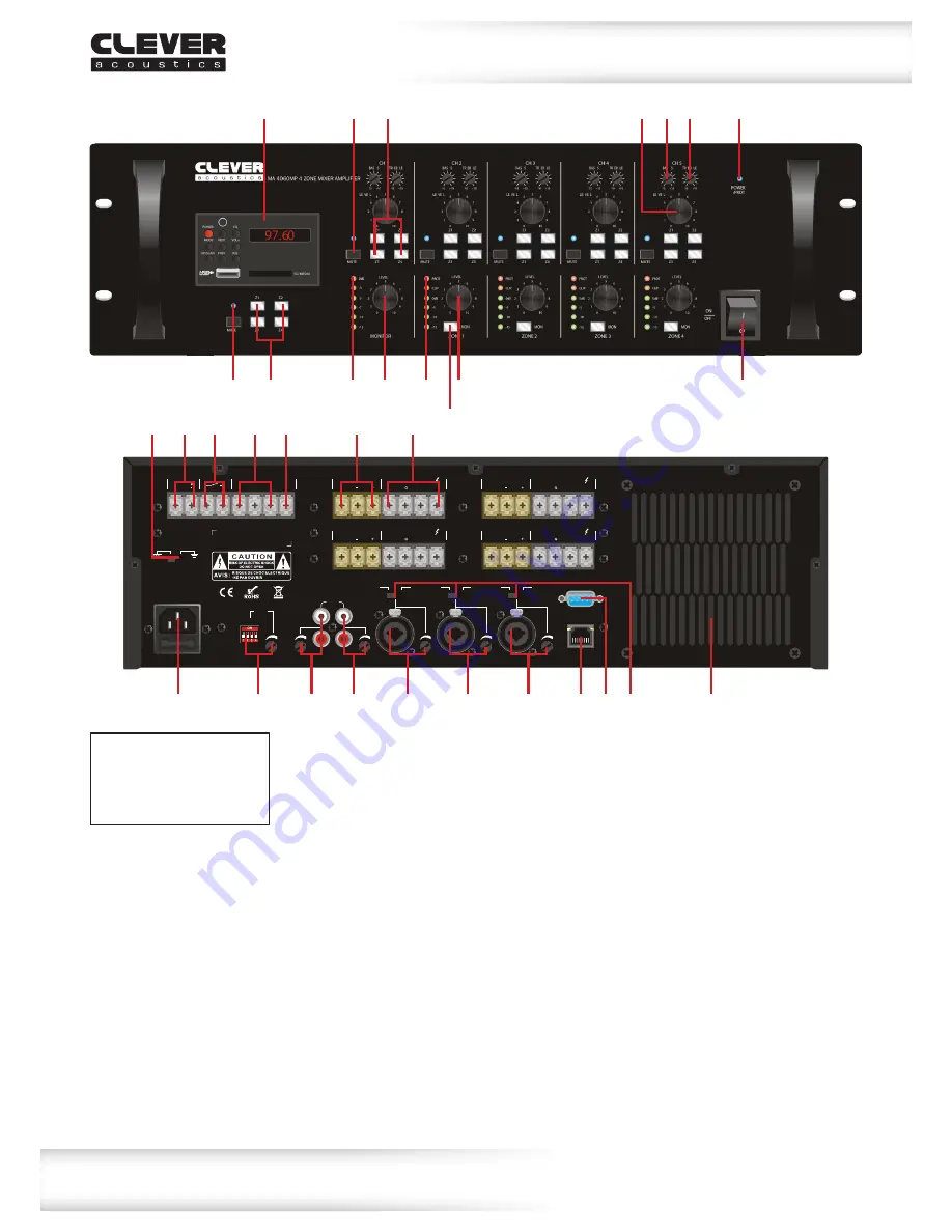 Clever Acoustics MA 4060MP User Manual Download Page 4