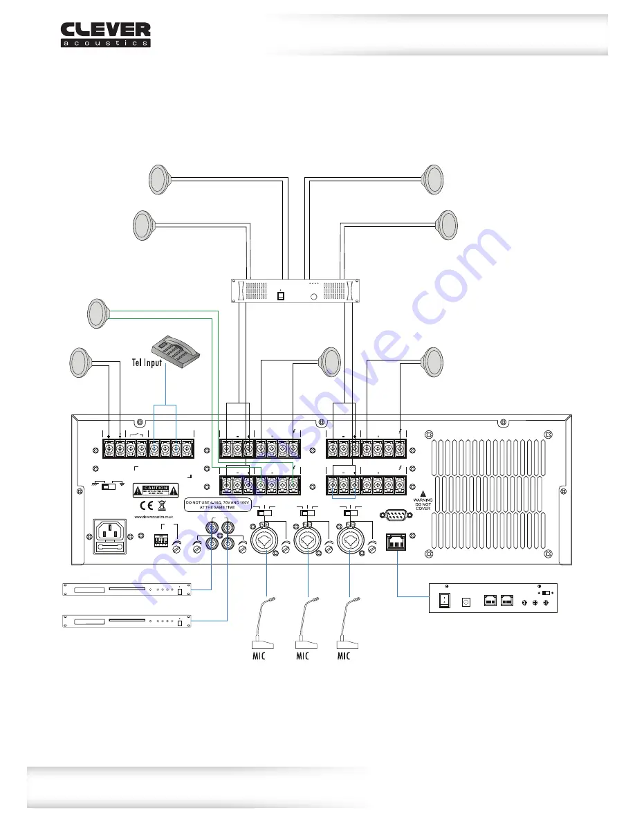 Clever Acoustics MA 4060MP User Manual Download Page 8