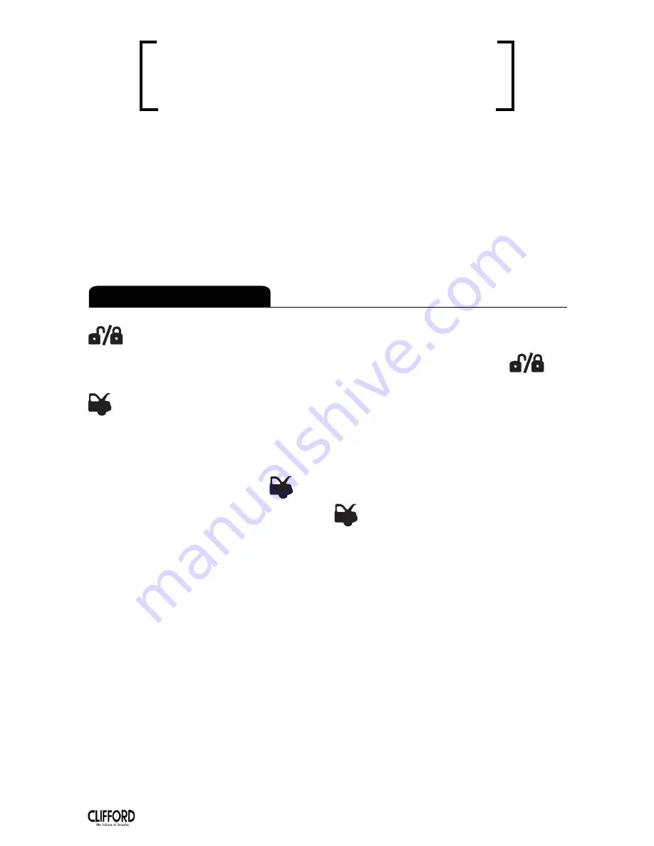 Clifford 980074 SERIES 11CX User Manual Download Page 10