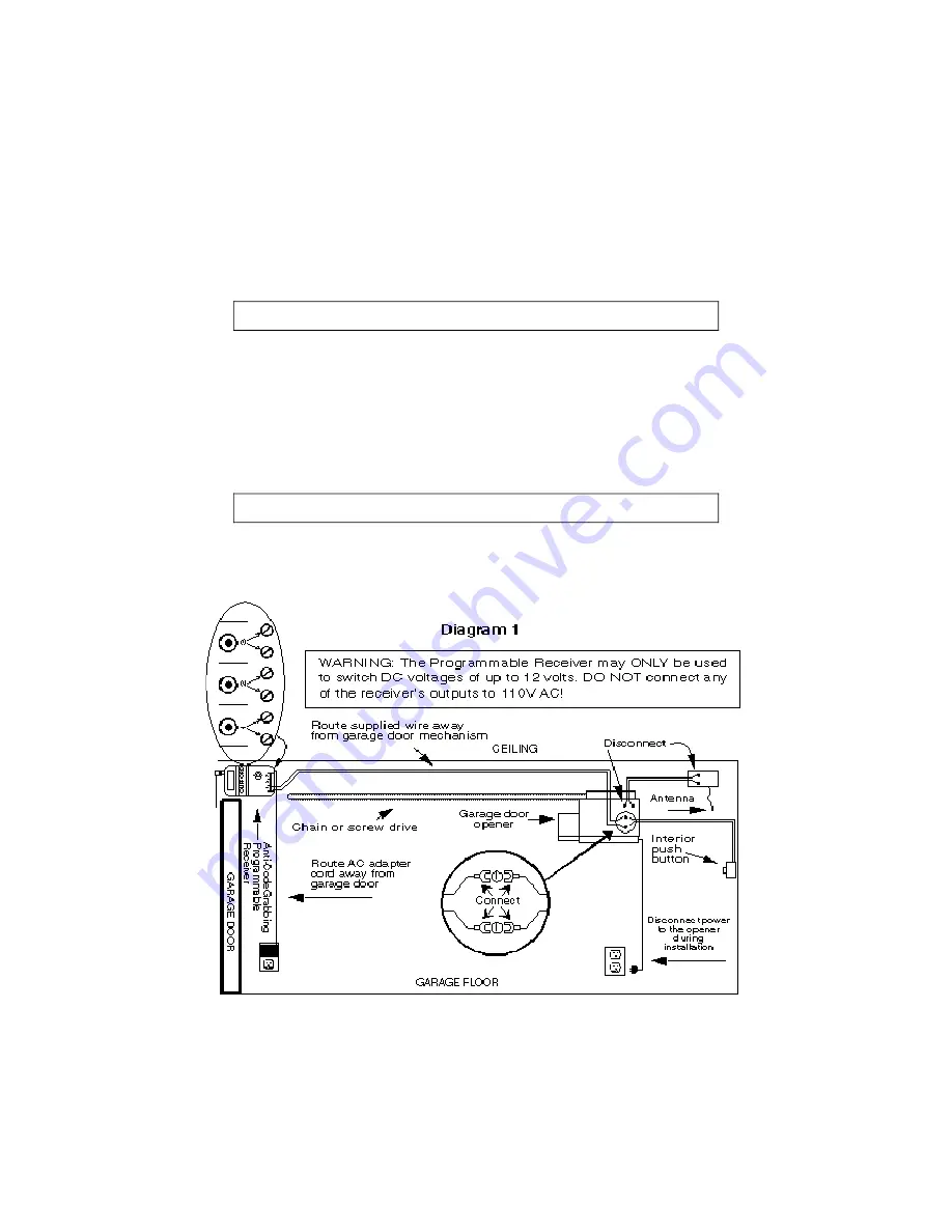 Clifford Garage Door Interface Install Manual Download Page 2