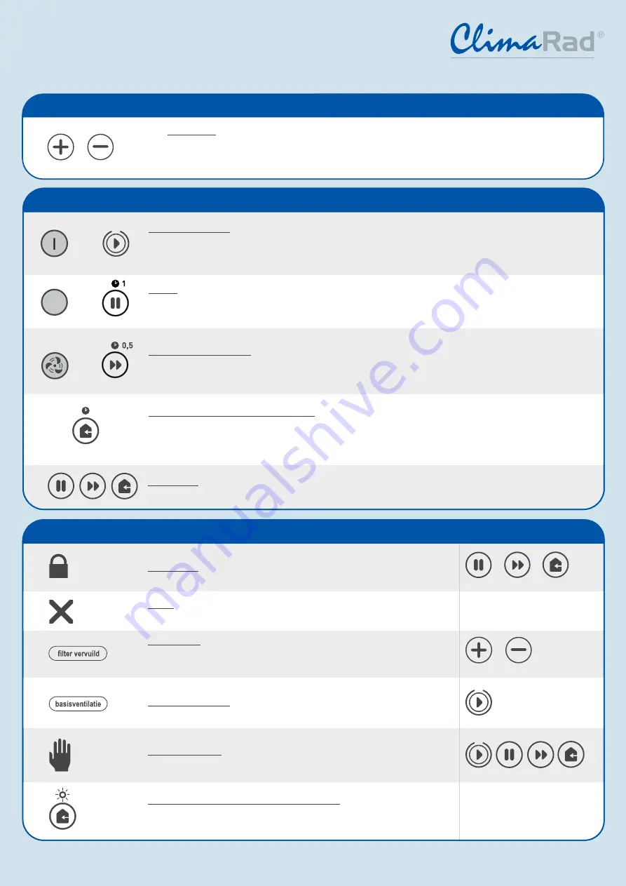 ClimaRad Sensa Horizontal User Instructions Download Page 2