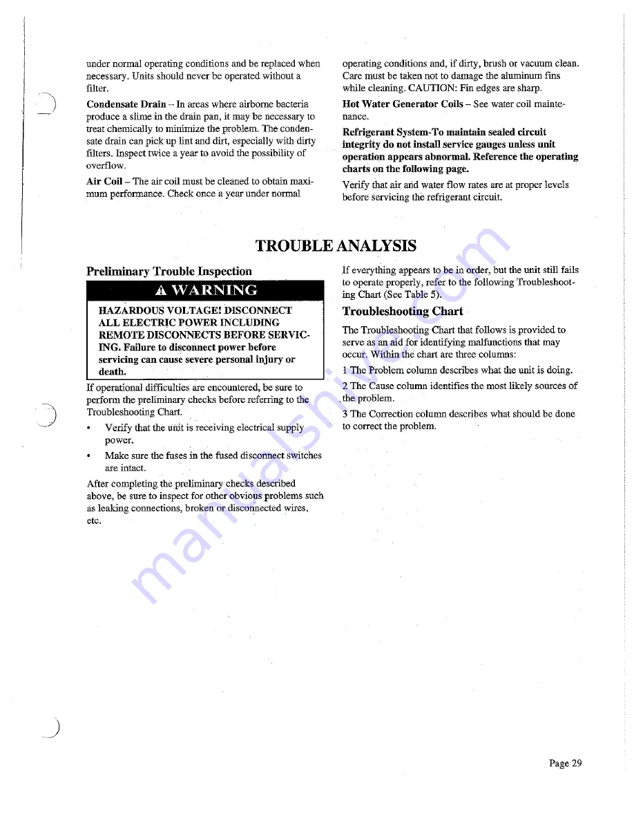 ClimateMaster HP030 Installation, Operation, &  Maintenance Instruction Download Page 29