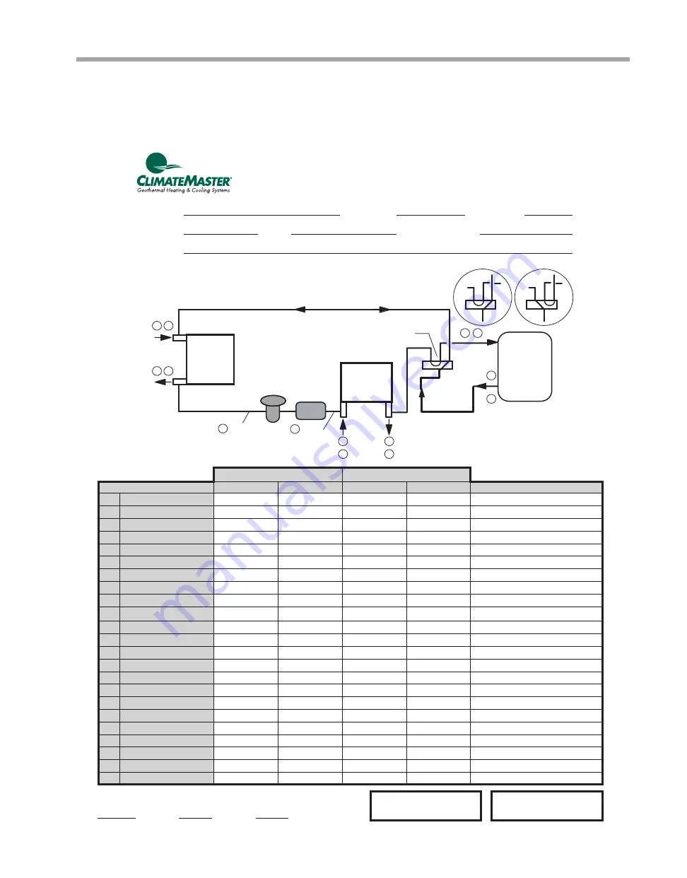 ClimateMaster TMW Series Installation Operation & Maintenance Download Page 61