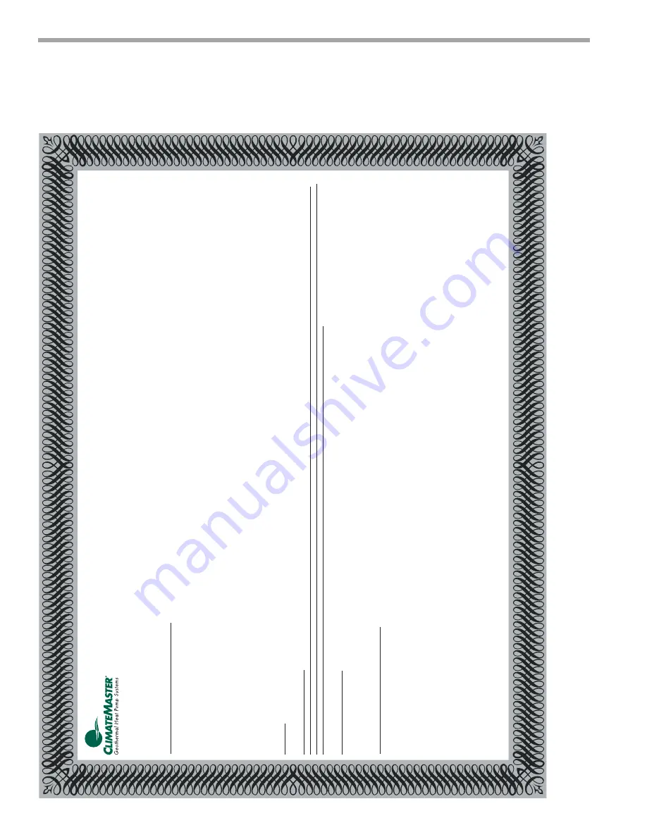 ClimateMaster Tranquility 22 Series Installation, Operation, Maintenance Manual Download Page 52