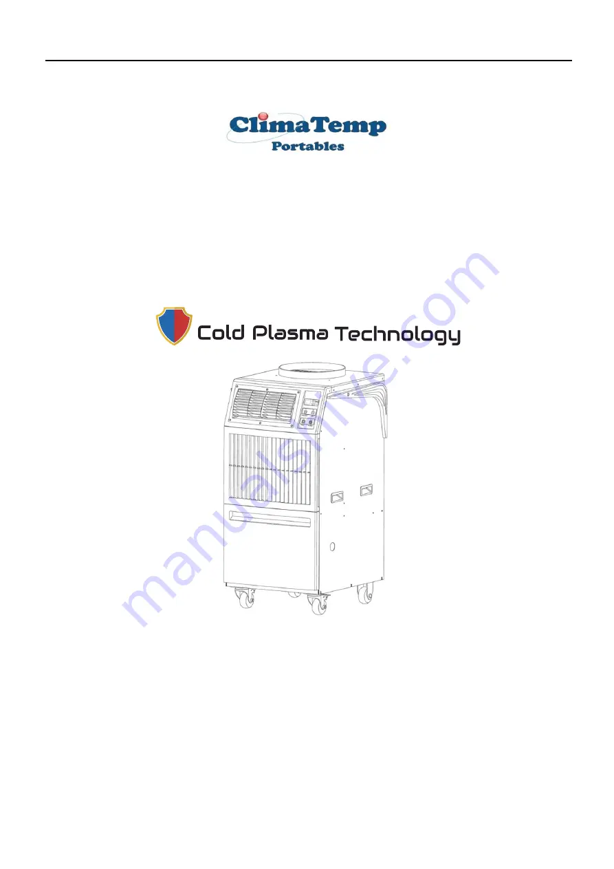 ClimaTemp Portables CPT-12 Operation Manual Download Page 1