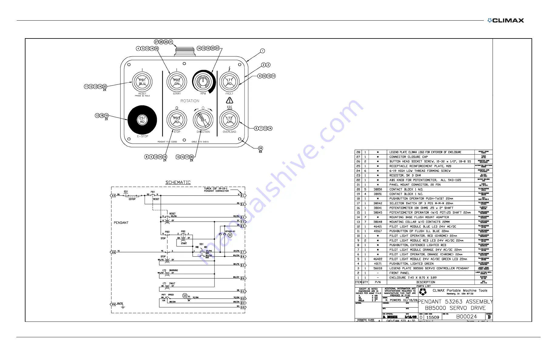 Climax BB4500 Operating Manual Download Page 155