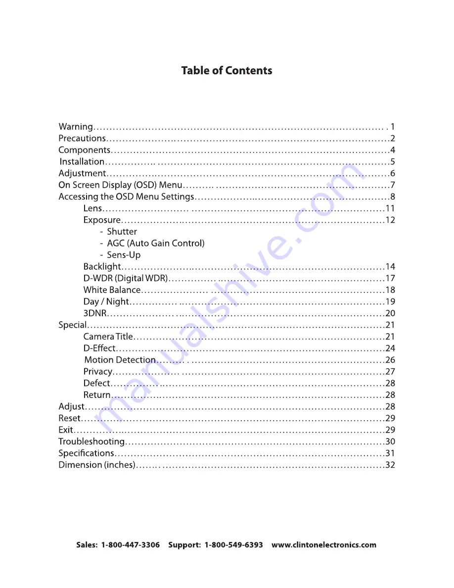 Clinton Electronics D953 Installation Manual Download Page 3