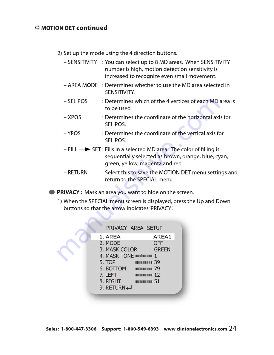 Clinton Electronics VF1000IR Installation Manual Download Page 27