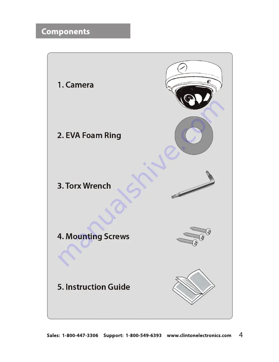 Clinton Electronics VX20 Instruction Manual Download Page 8