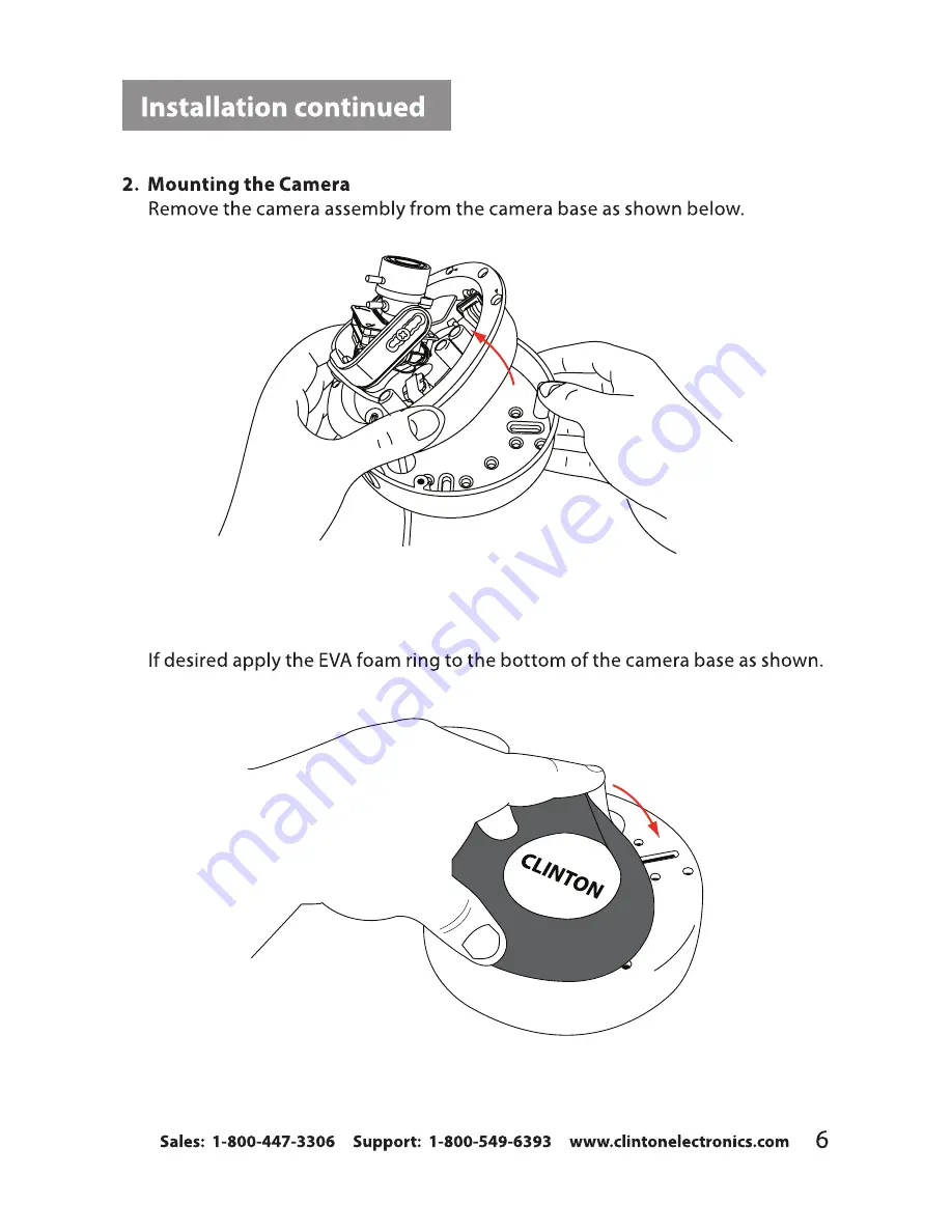 Clinton Electronics VX20 Instruction Manual Download Page 10