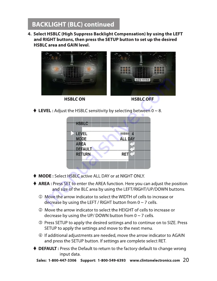 Clinton Electronics VX20 Instruction Manual Download Page 24