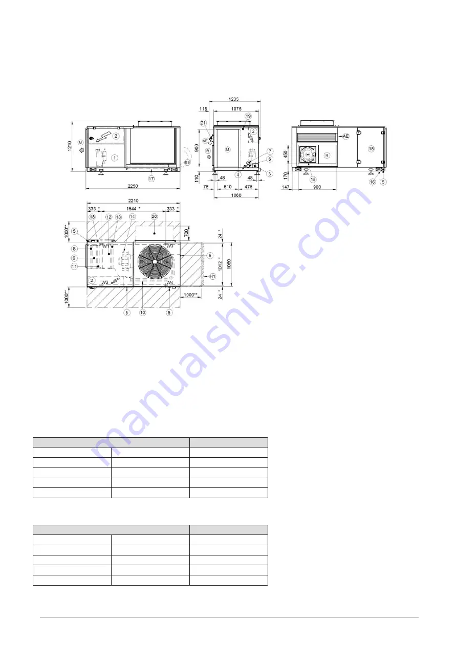 CLIVET CKN-XHE2i 10.1 Installation And Operating Manual Download Page 59