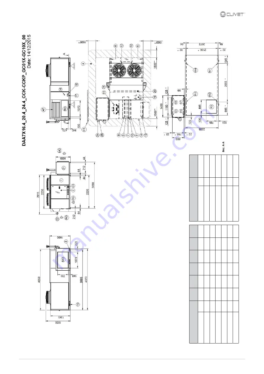 CLIVET CSNX-XHE2 12.2-44.4 Installation And Operating Manual Download Page 48