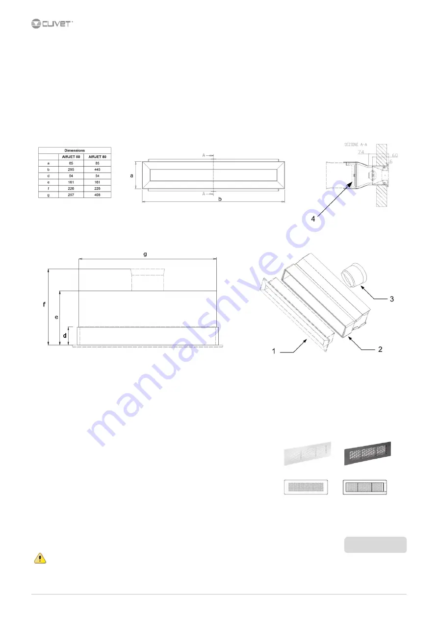 CLIVET ELFOFresh2 CPAN-U 70-120 Series Technical Bulletin Download Page 48