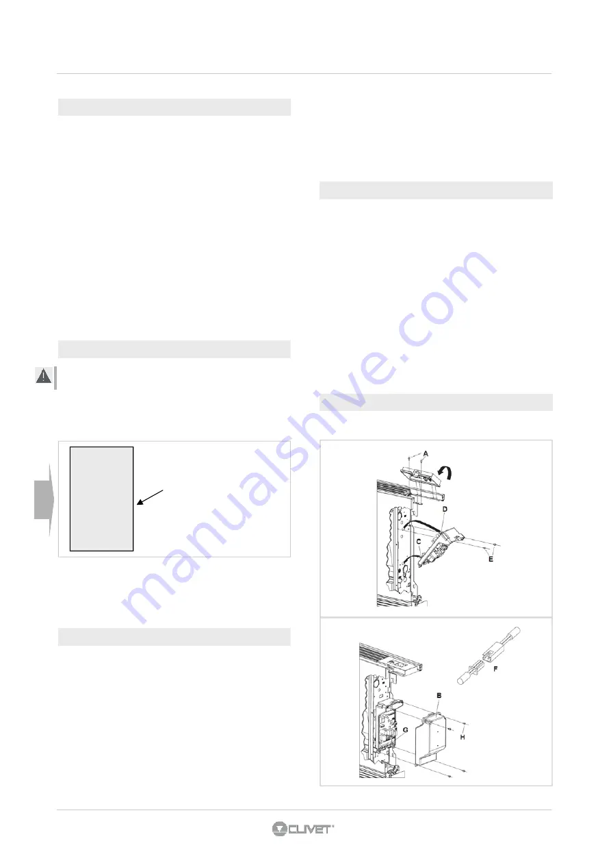 CLIVET ELFOROOM 11 Installation And Maintenance Manual Download Page 104