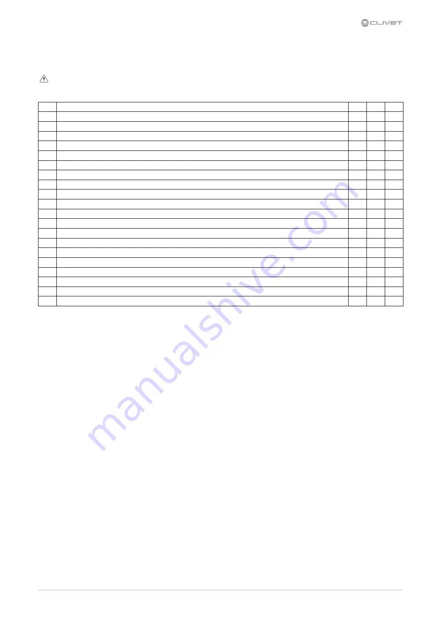 CLIVET WDAT-iL3 250.2 Installation And Operating Manual Download Page 35