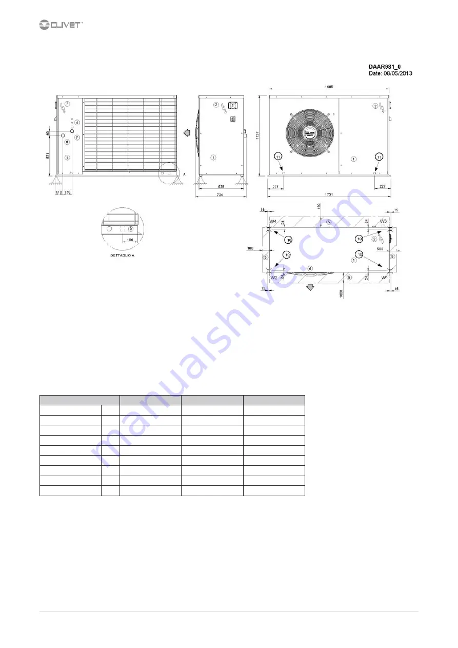 CLIVET WSAN-XIN 21-141 Installation And Operating Manual Download Page 56