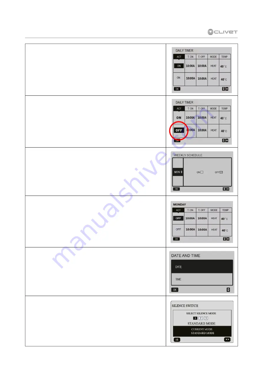 CLIVET WSAN-YES 18.2 Manual For Installation, Use And Maintenance Download Page 36