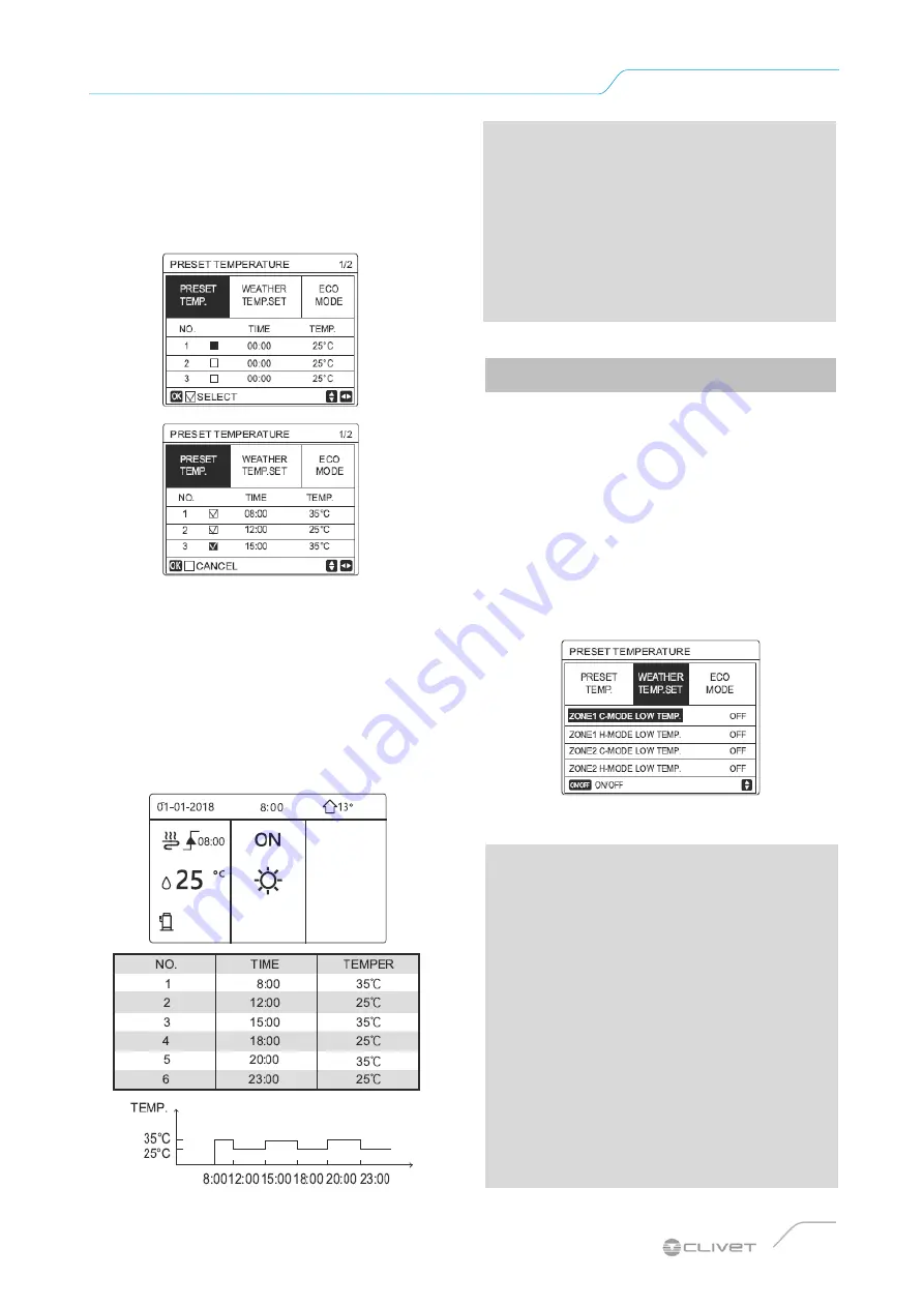 CLIVET WSAN-YMi 21 Manual For Installation, Use And Maintenance Download Page 139