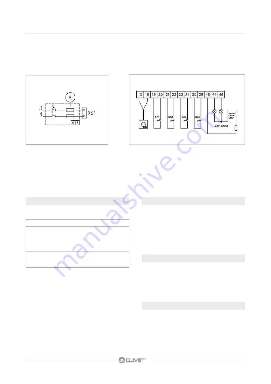 CLIVET WSAR-MT-E Installation, Use And Maintenance Manual Download Page 21